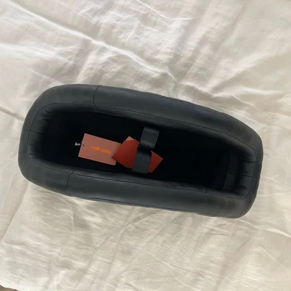 Cult Gaia Black Leather Tote - Picture 4 of 6